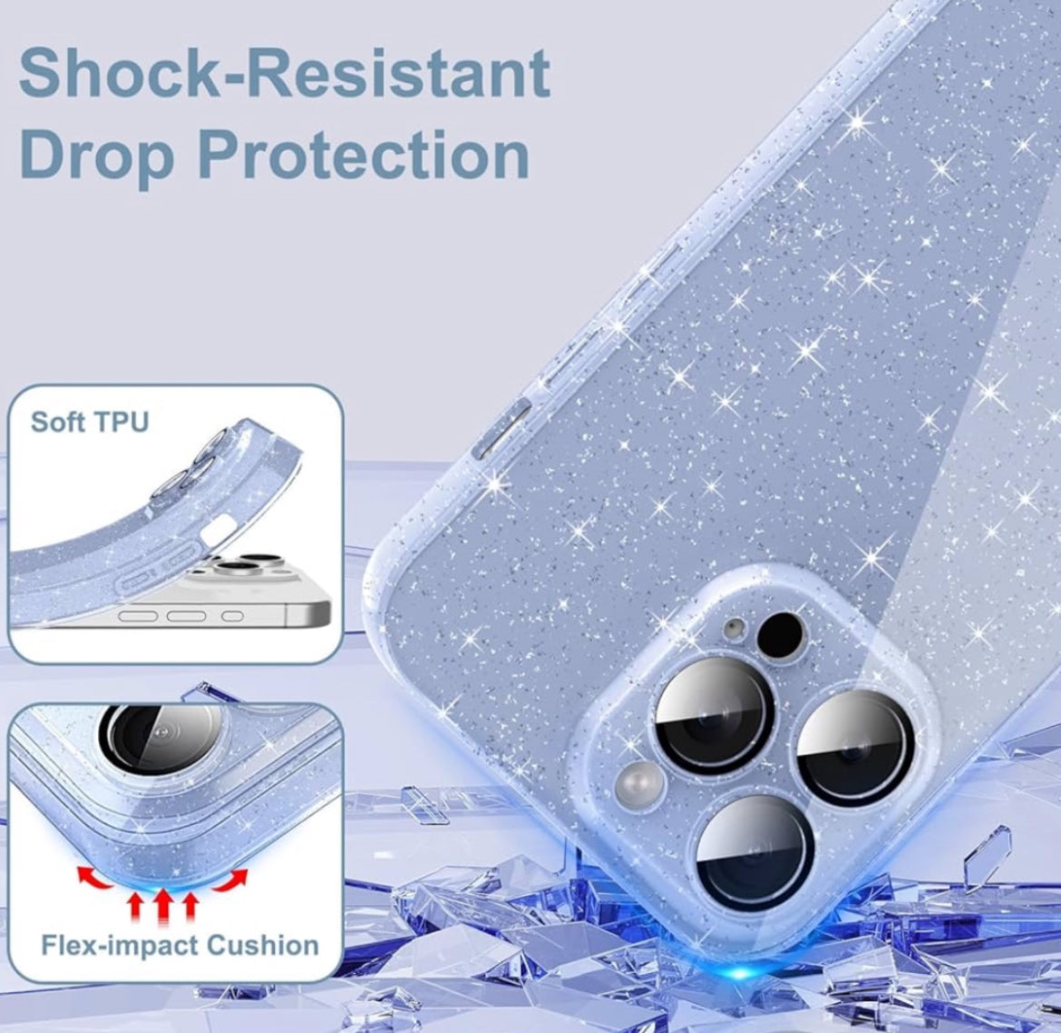 Hocase for iPhone 14 Pro , [with Camera Lens Protectors)