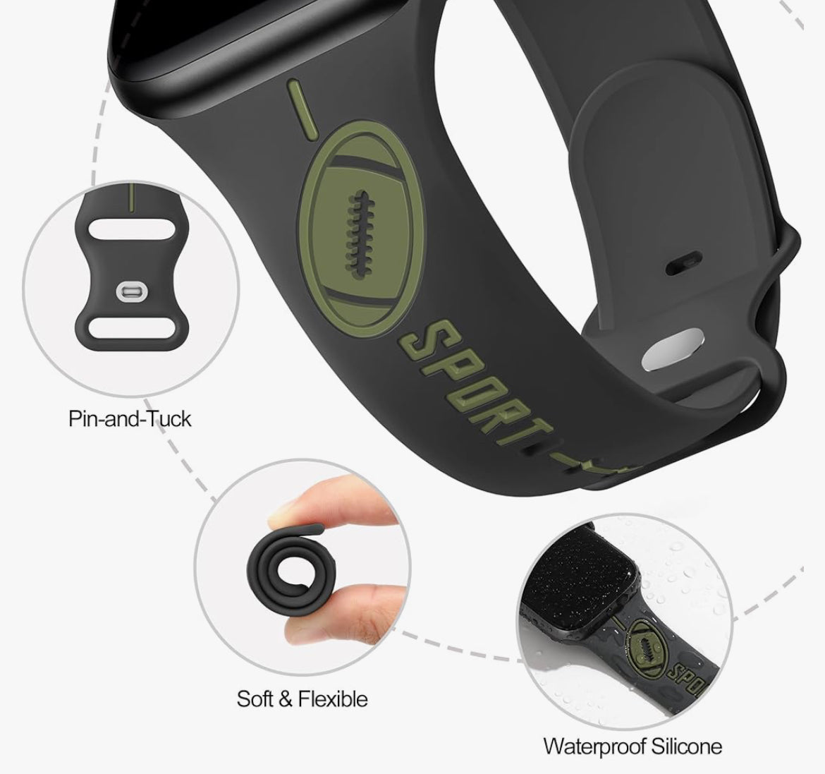 Football Sport Band for Apple Watch