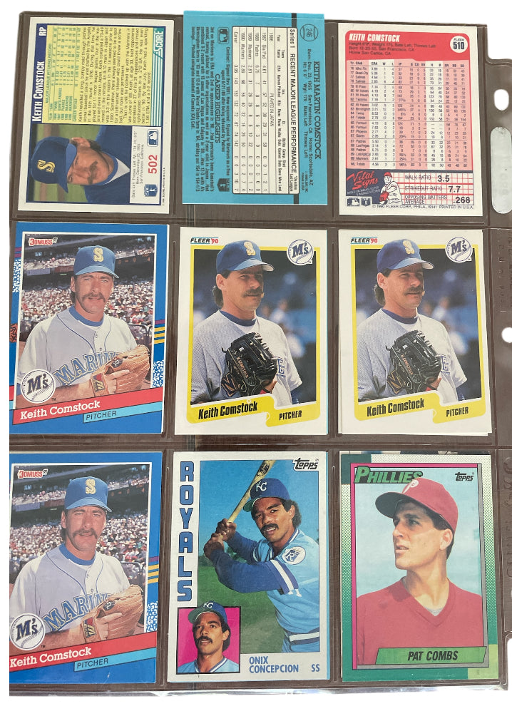 Baseball Trading Card Lot 90+ Cards