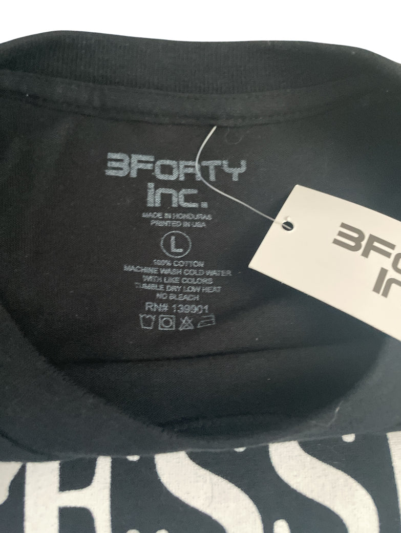 3Forty Inc Blessed Rose Tee (Black)