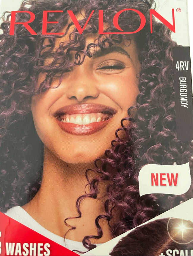 Revlon ColorSilk Tone + Gloss + Care Demi-Permanent Hair Color in 4RV Burgundy.