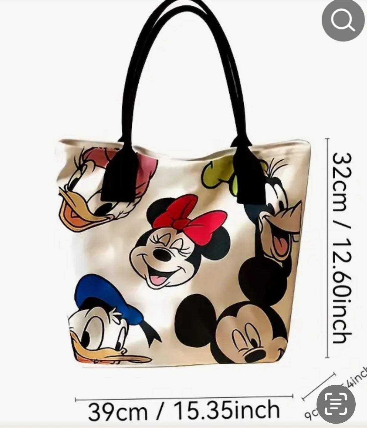 Mickey & Friends Canvas Tote Bag