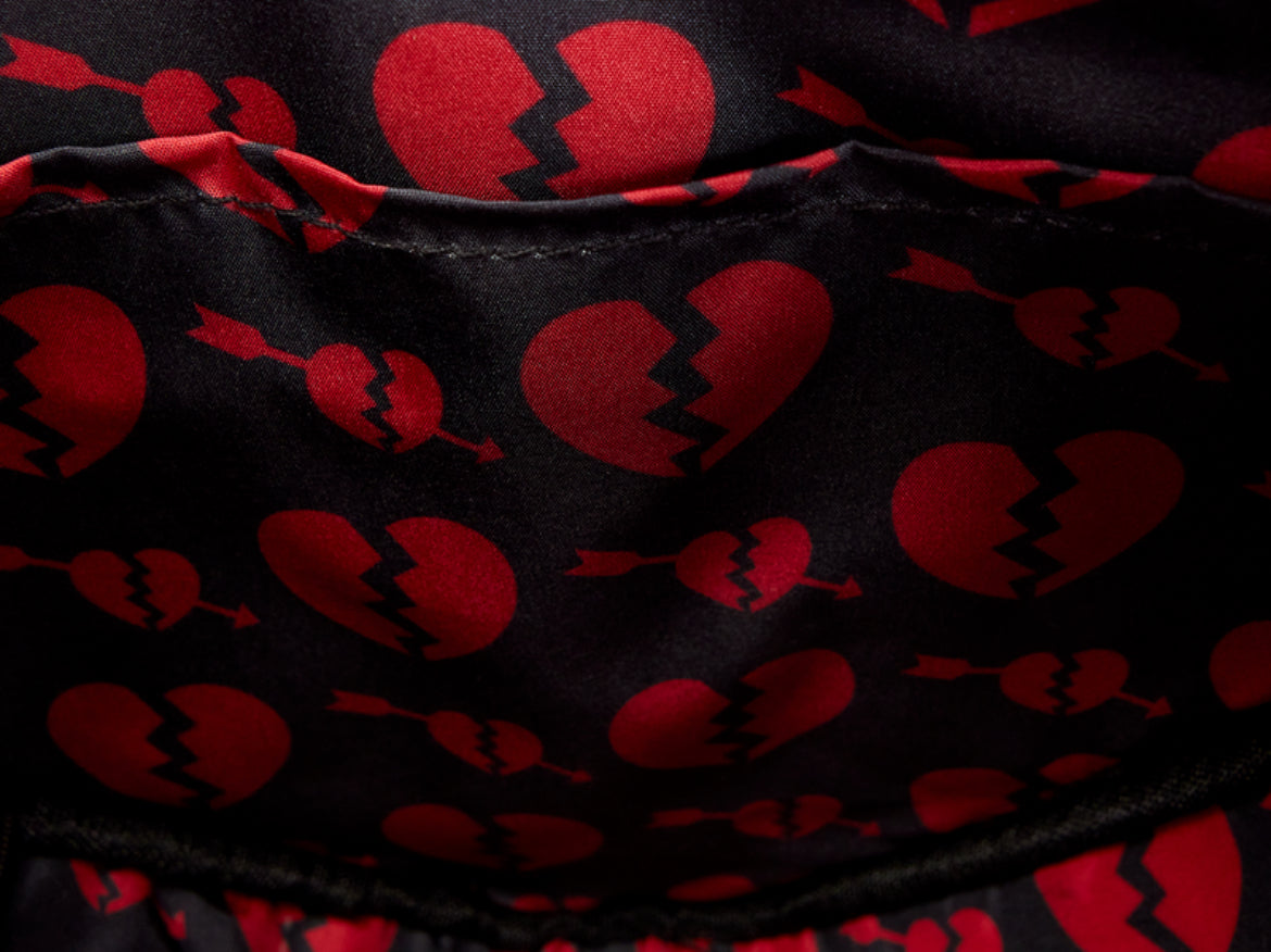 Loungefly Broken Heart Figural Crossbody Bag