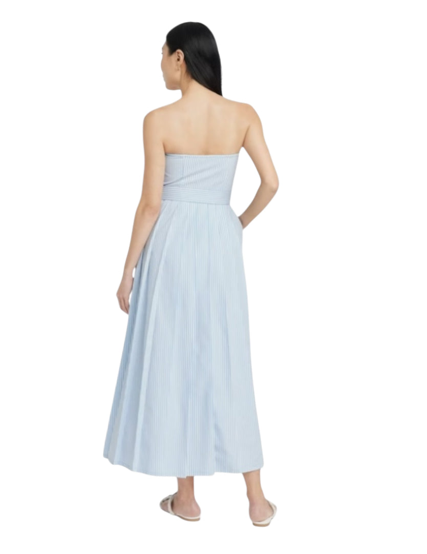 A New Day Midi Bandeau Dress Belted Removable Straps