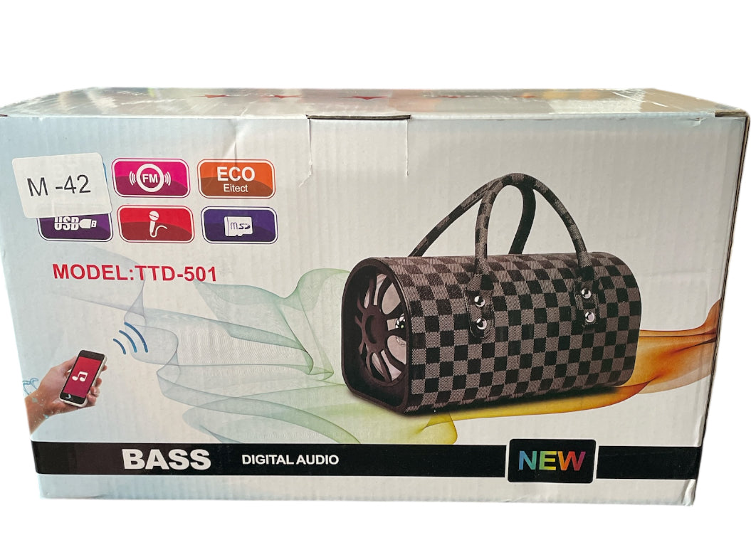 Portable Karaoke Bluetooth Purse Speaker