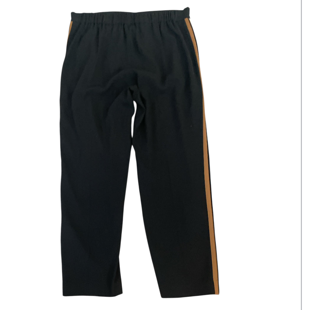 Aritzia Babaton Conan Black Side Stripe High Rise Cropped Pants (12)