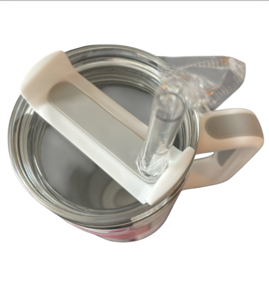 Pink Floral FlowState Tumbler