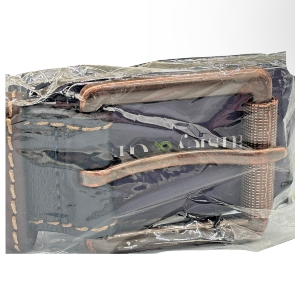 Paisley & Gray Men’s Navy Leather Belt