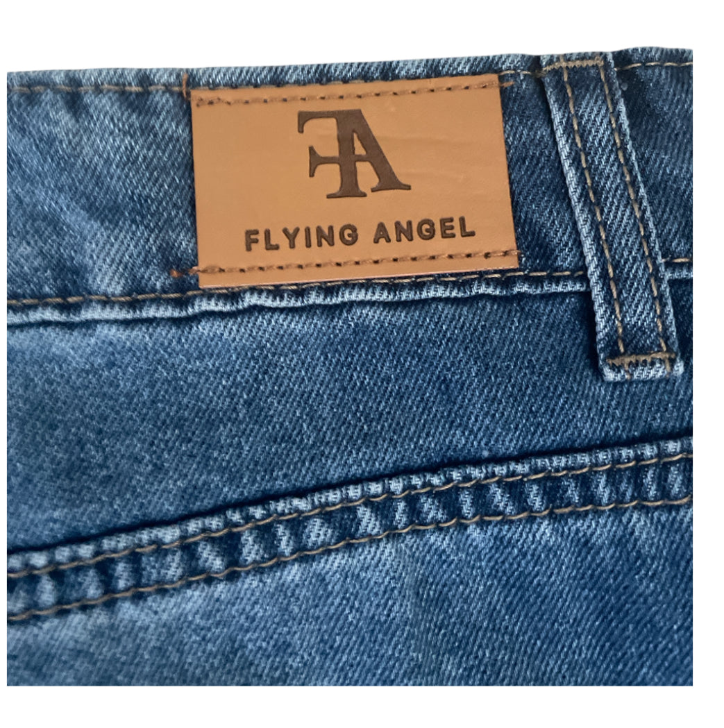 Flying Angel Denim Maxi Skirt (13)