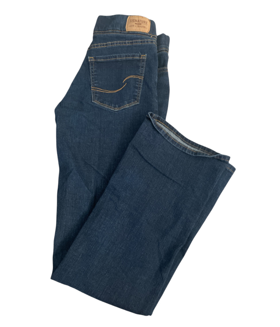 Signature Levi Strauss Denim Bootcut Pull On Jeans (6)