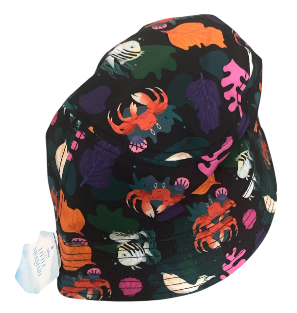 Disney Ariel The Little Mermaid Reversible Bright Sea Bucket Hat