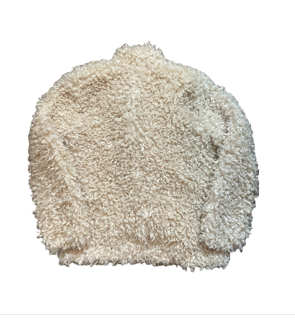 Abercrombie Fitch Faux Mongolian Sheep Plush Heavy Pile Jacket (Medium)