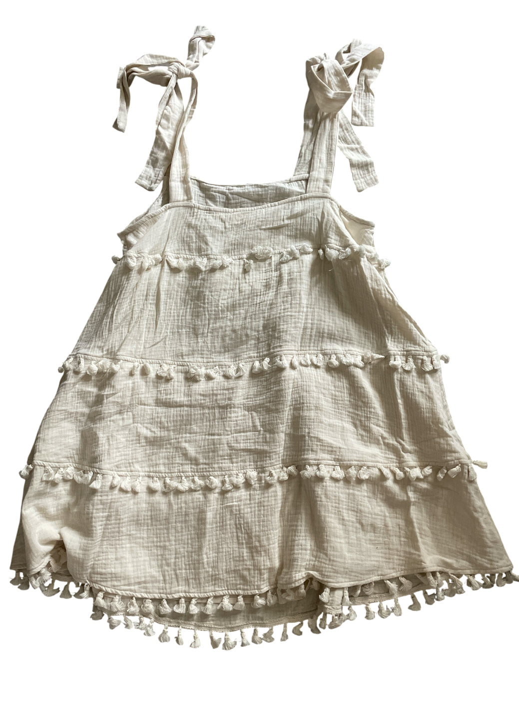 Peach Love Anya Flowy Gauze SunDress (medium)