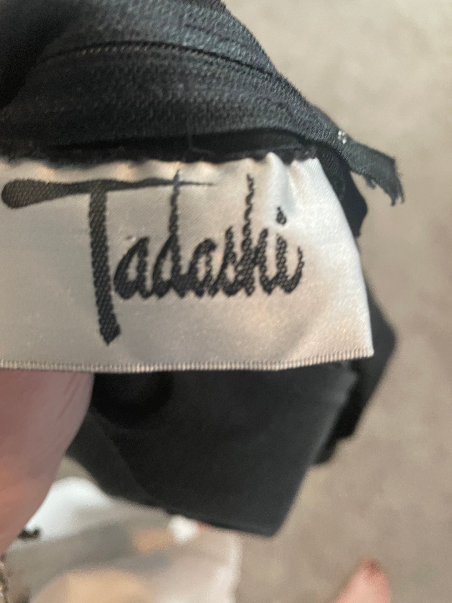 Tadashi Black Sheer Bodycon Mini Dress (X-Small)