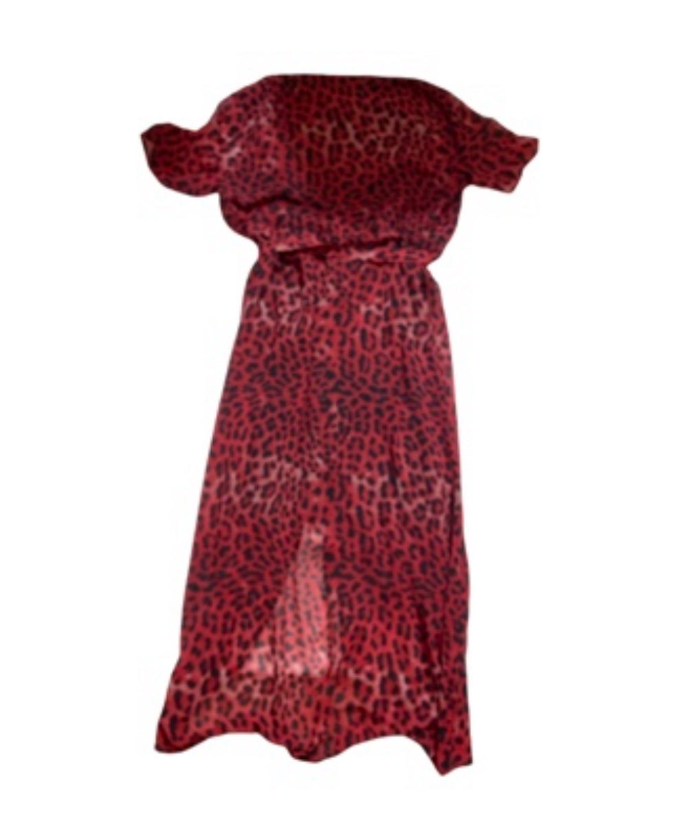 Bardot Leopard Wrap Dress (8)