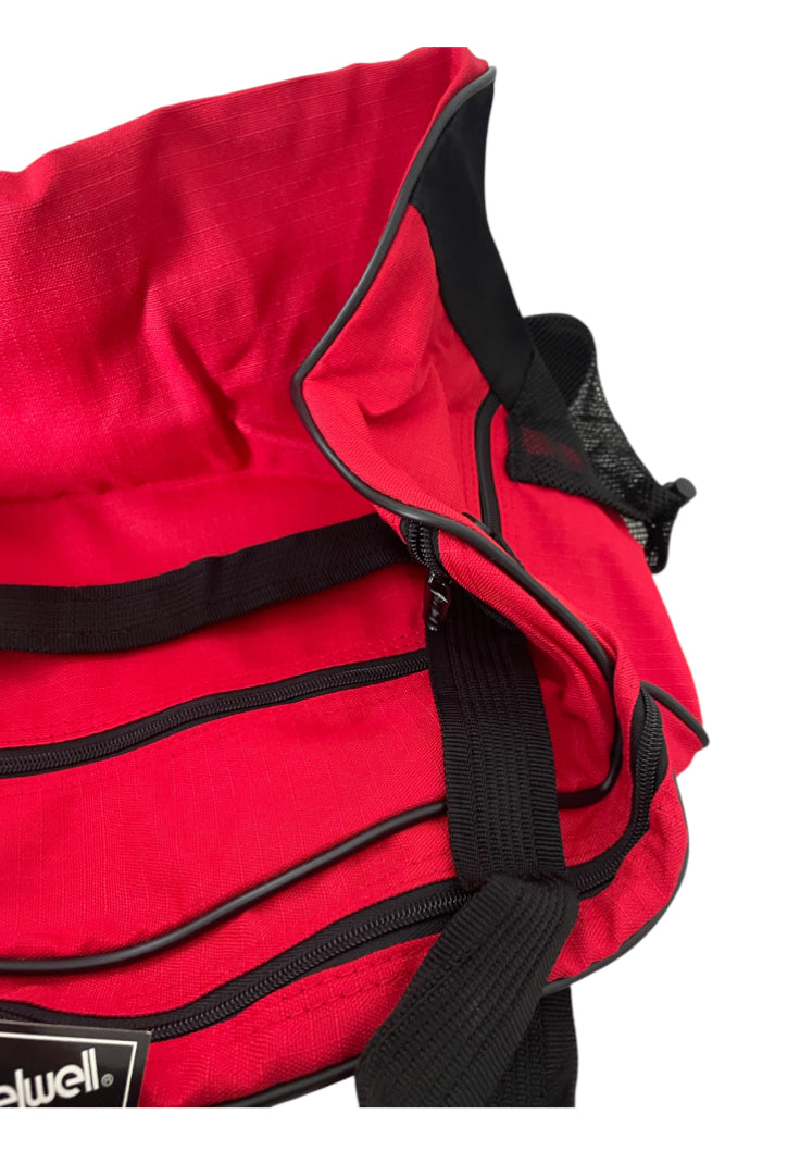 Travelwell Red & Black Duffel Bag