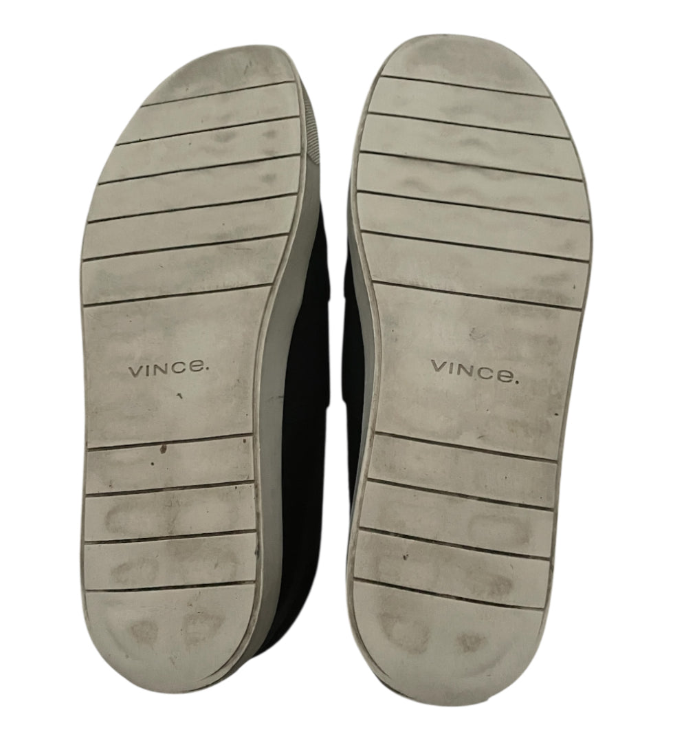 Vince Corbin Black Leather Slip On Sneakers (9)
