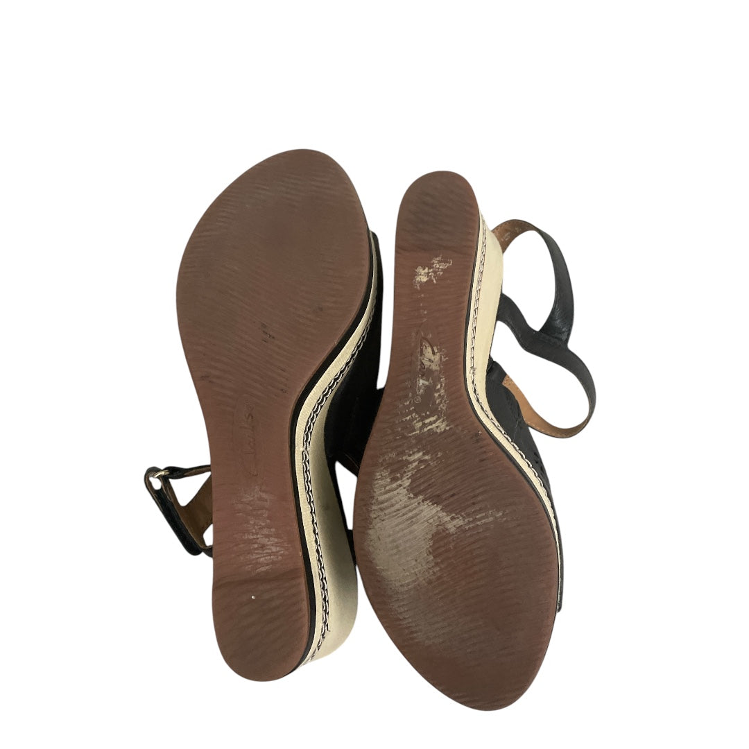 Clarks Collection Zia Graze Platform Wedge Slingback Sandal (9)