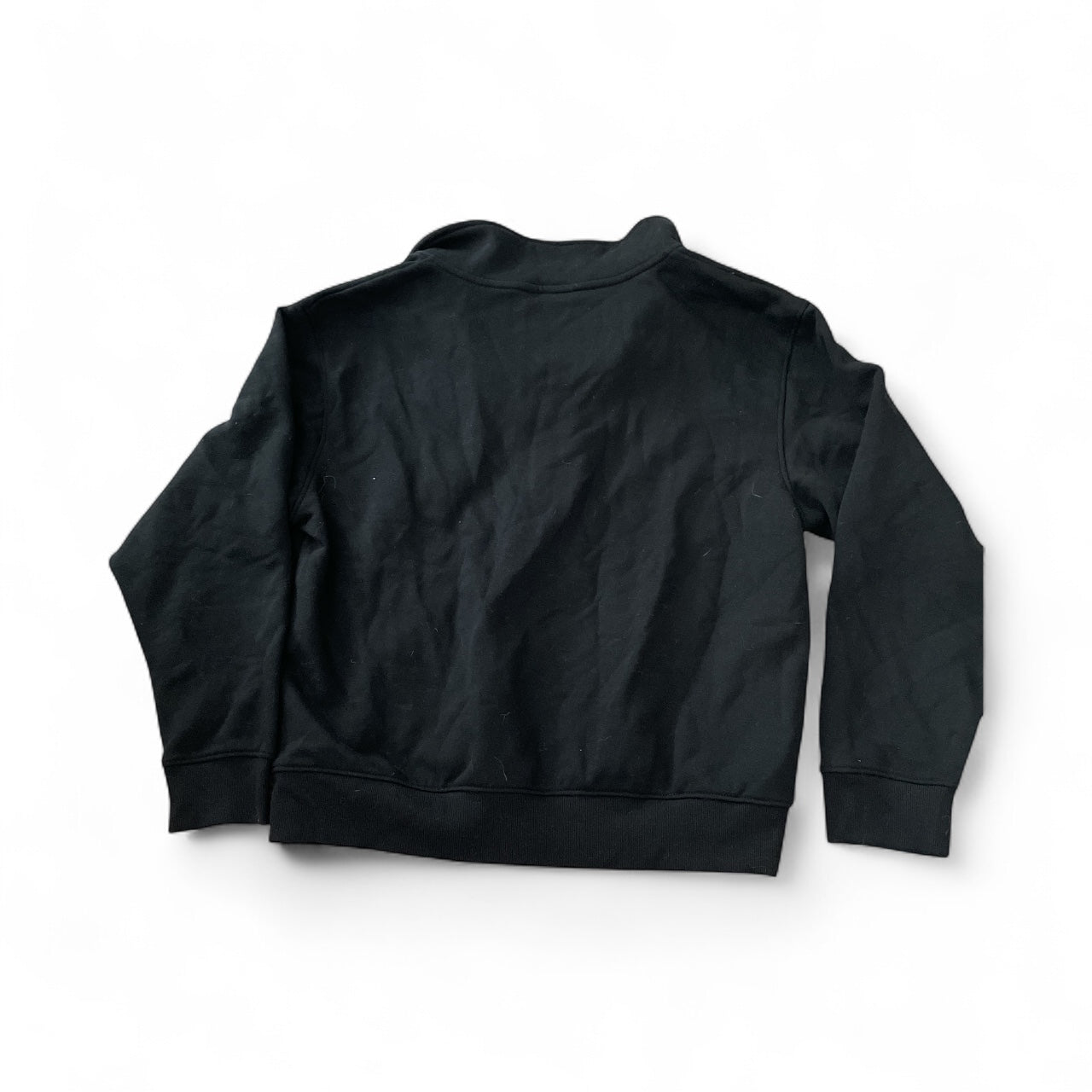Universal Thread Black Leisure Studio Polo Pullover Sweatshirt (X-Small)