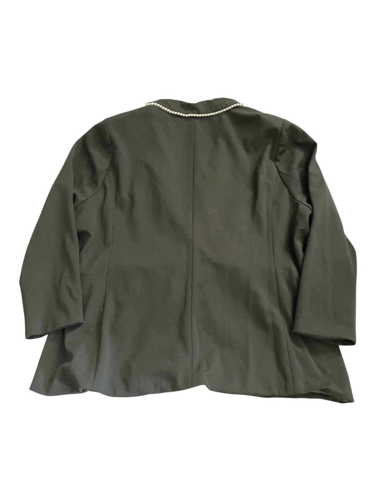 Savanna Jane faux-pearl trim blazer (1x)