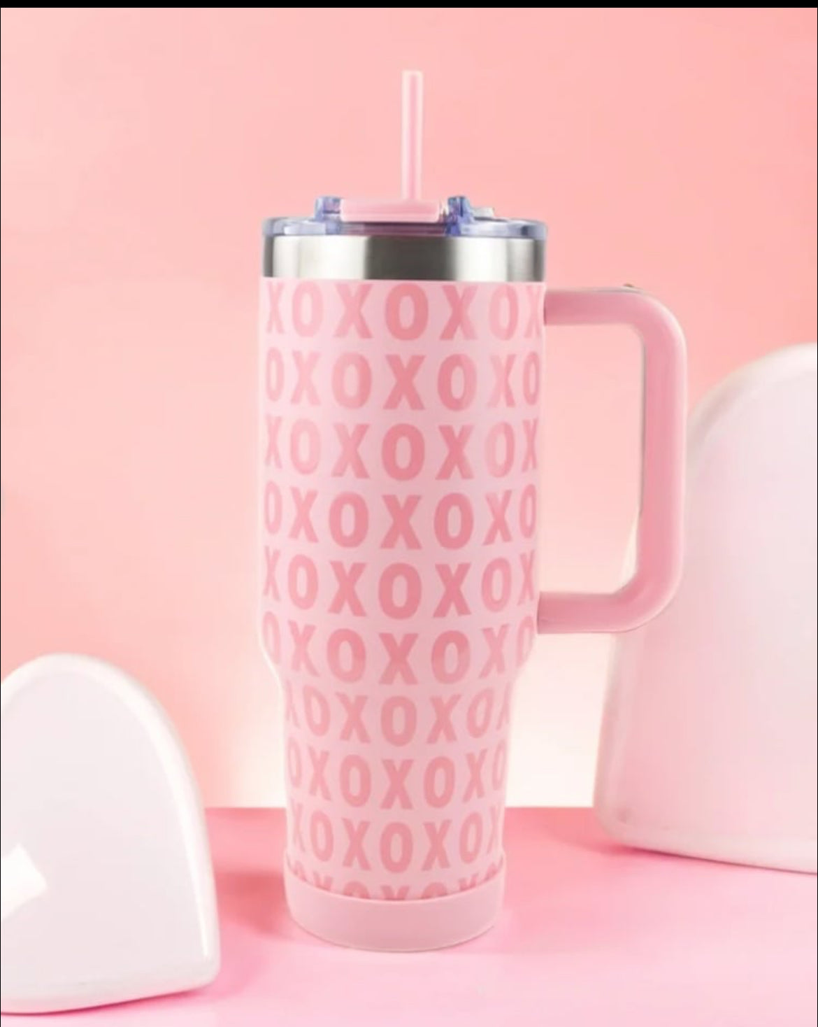 Pretty in Pink XO Tumbler