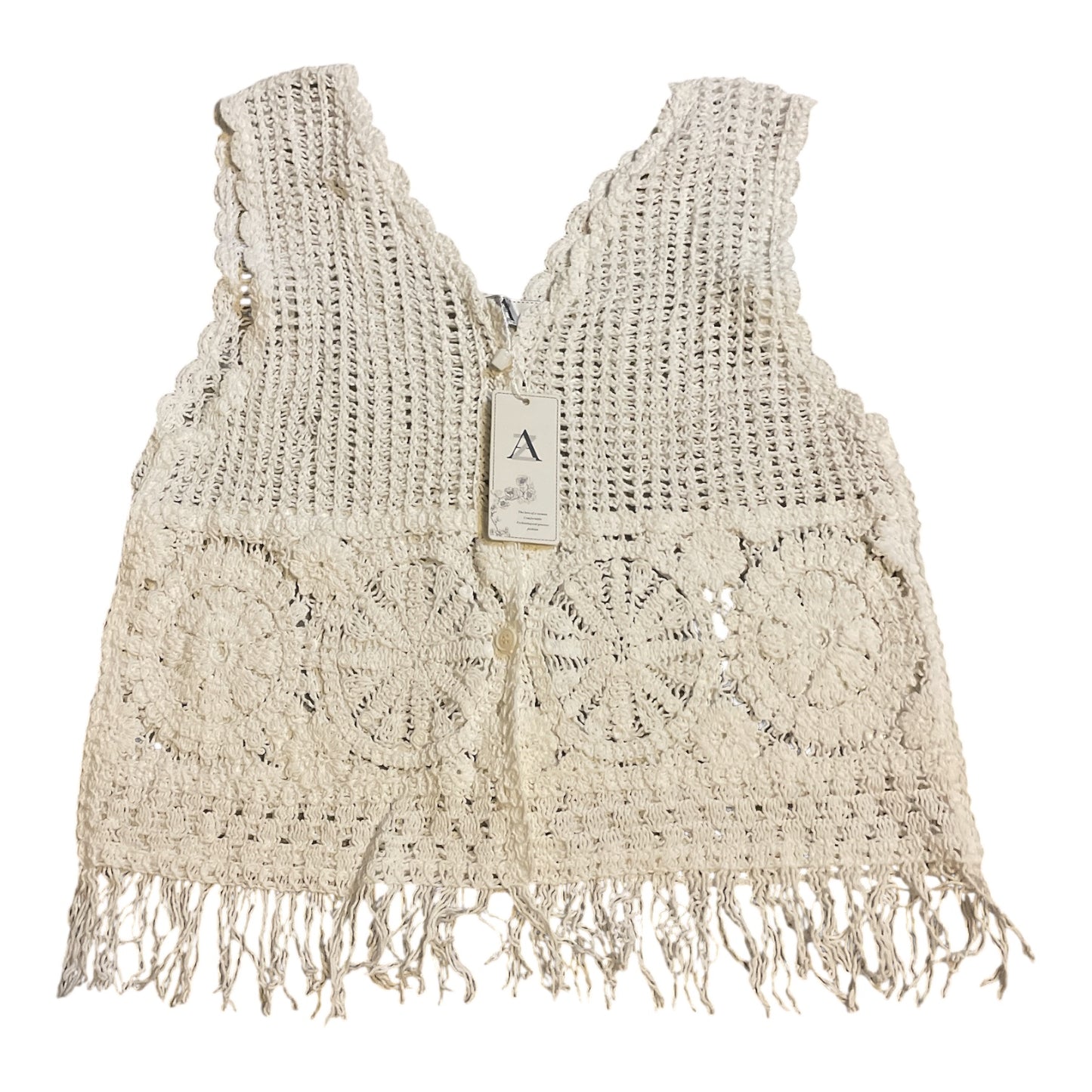 AZ Bohemian-style Crochet Vest