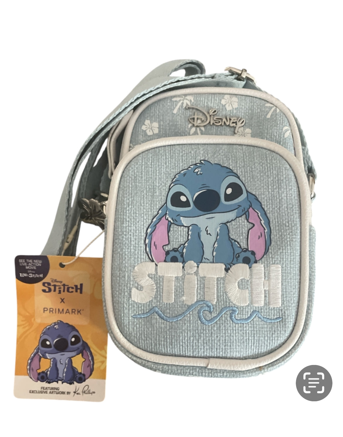 Primark Disney Stitch Crossbody Bag Cell Phone Holder