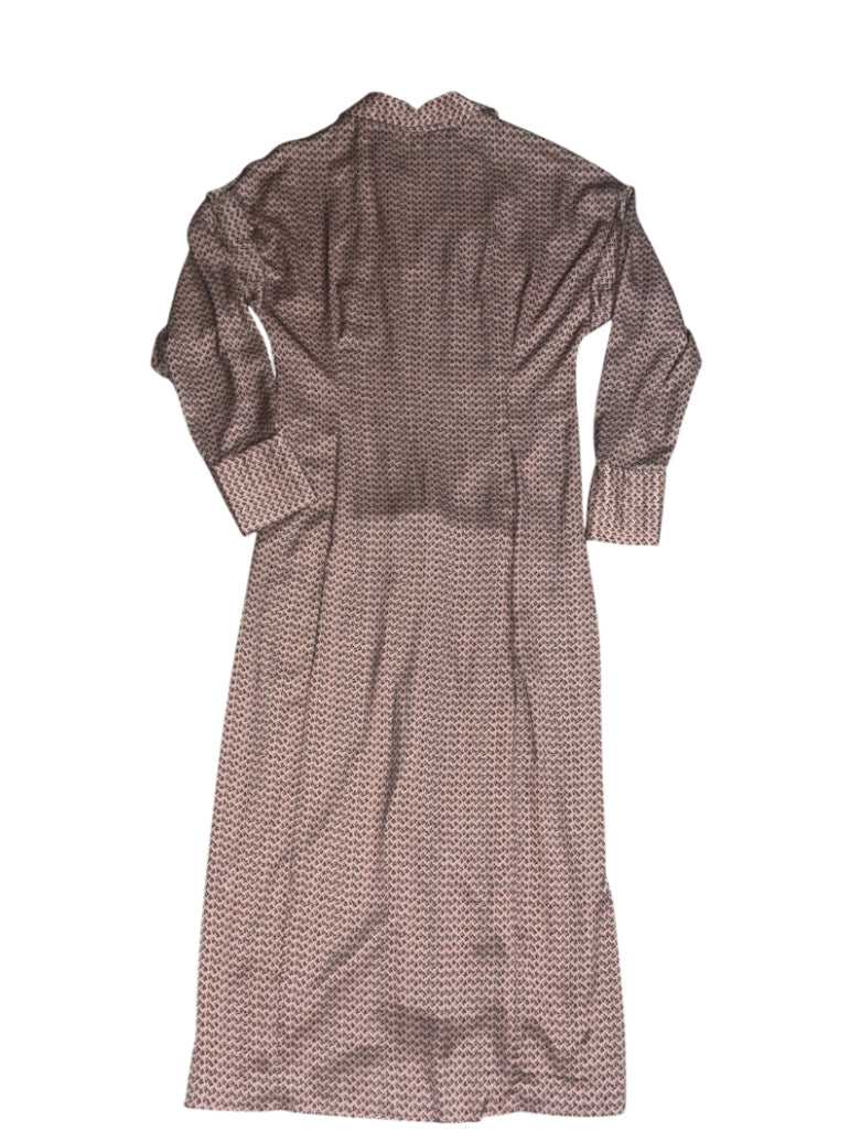 Zara Satin Effect Printed Shirt Dress. (Small)
