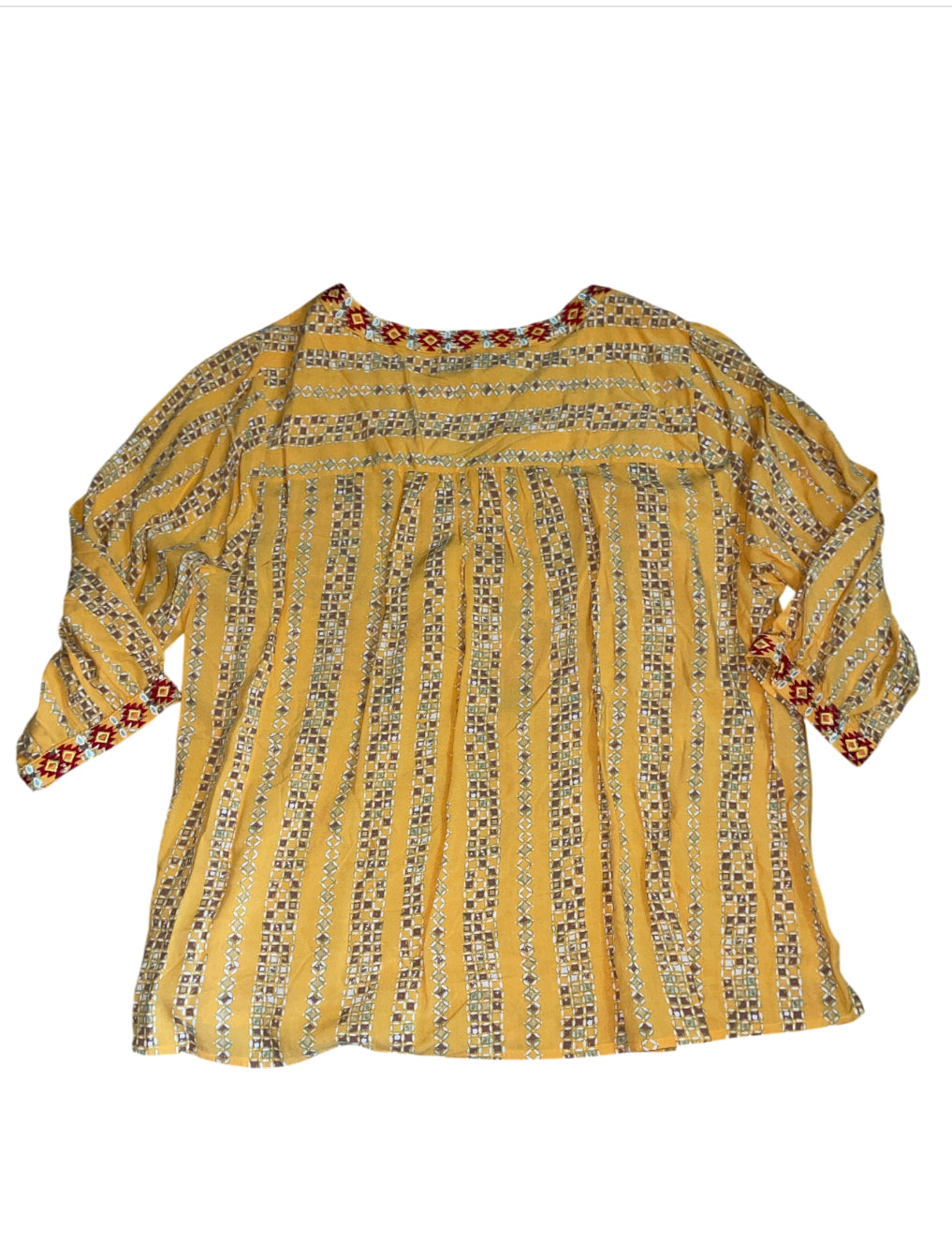 Savanna Jane Free Hand Art Blouse (2x)
