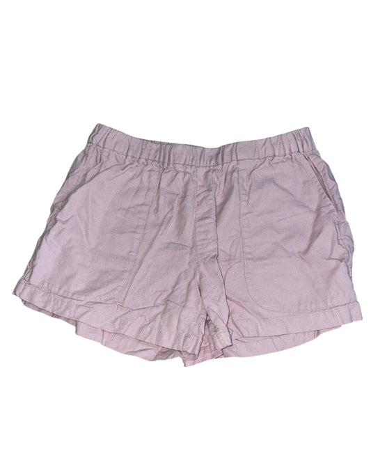 Banana Republic lavender linen blend pull on shorts (Small)