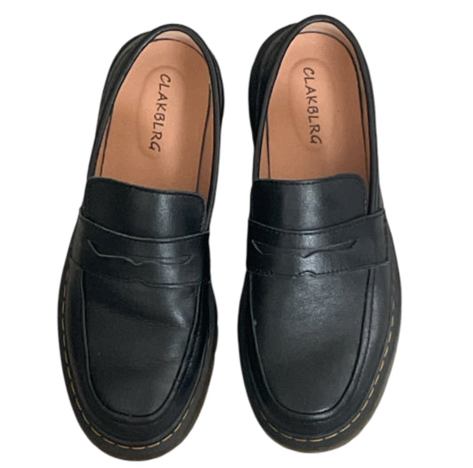 CLAKBLRG Black Penny Loafers (9)