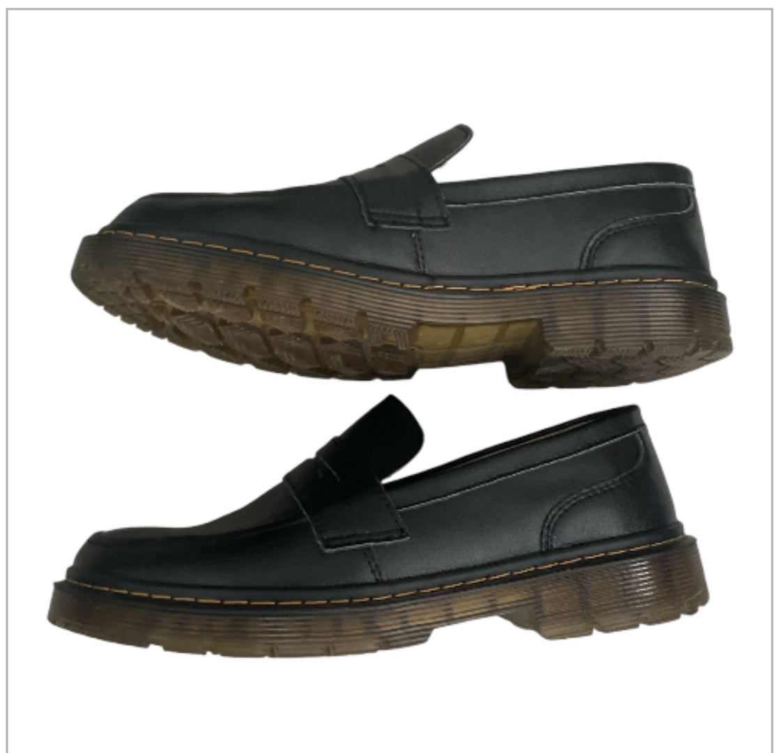 CLAKBLRG Black Penny Loafers (9)