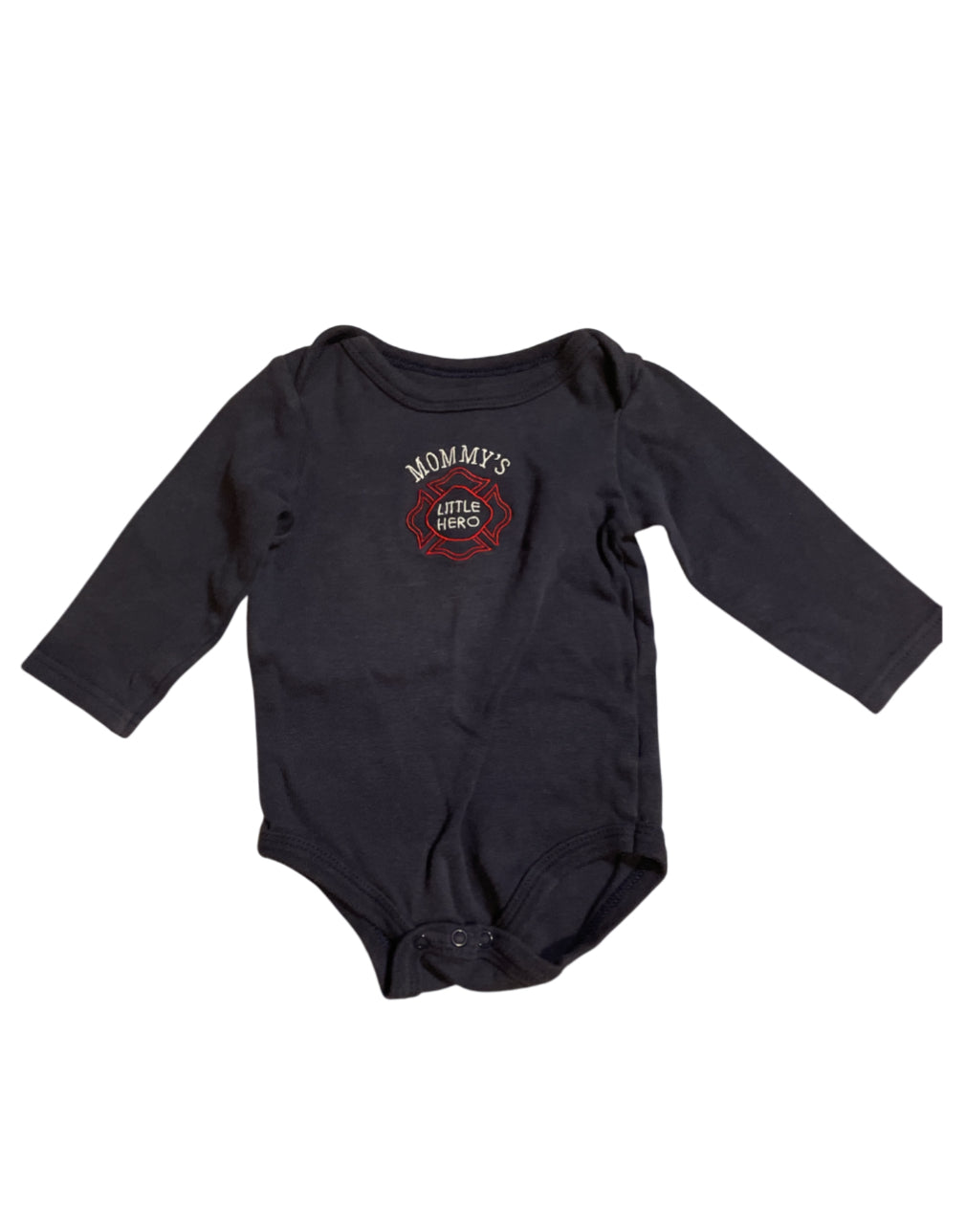 Hudson Baby long-sleeve Fire Fighter Onesies (6-9m)