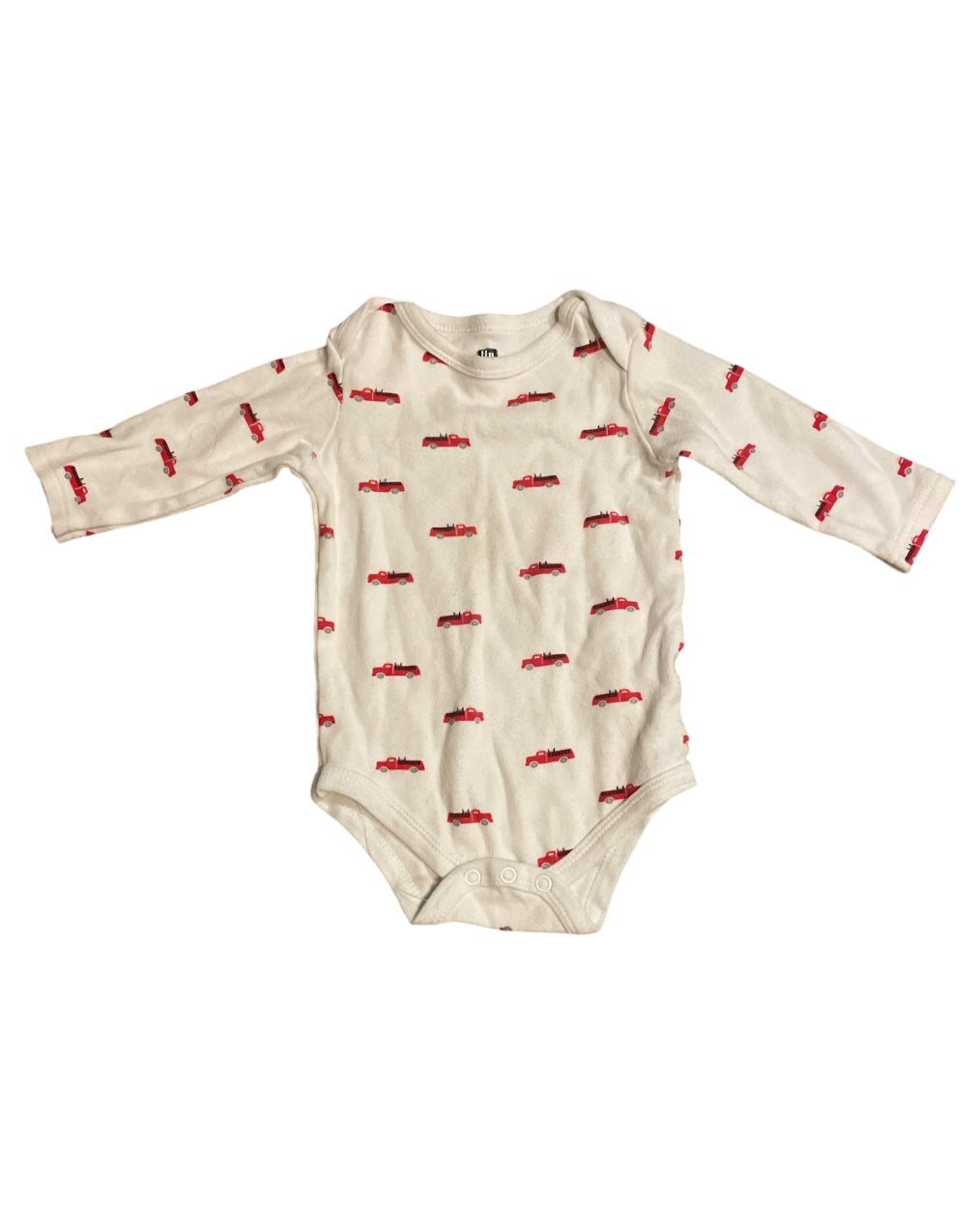 Hudson Baby long-sleeve Fire Fighter Onesies (6-9m)
