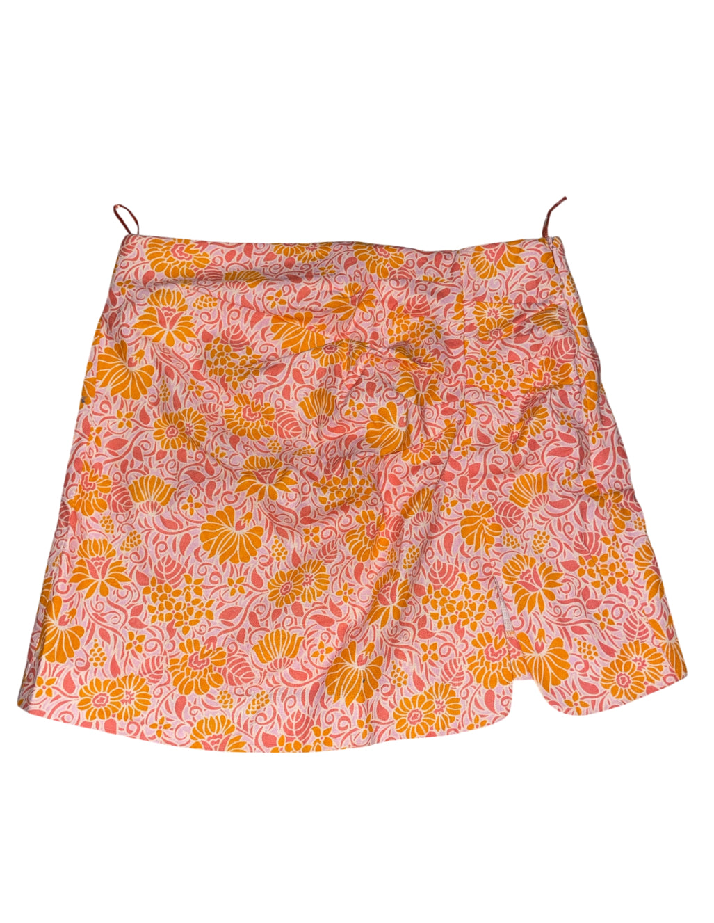 Zara linen blend floral mini skirt (Small)