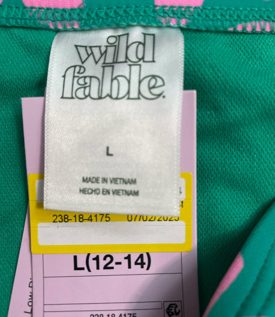 Wild Fable floral pattern bikini bottom (Large)