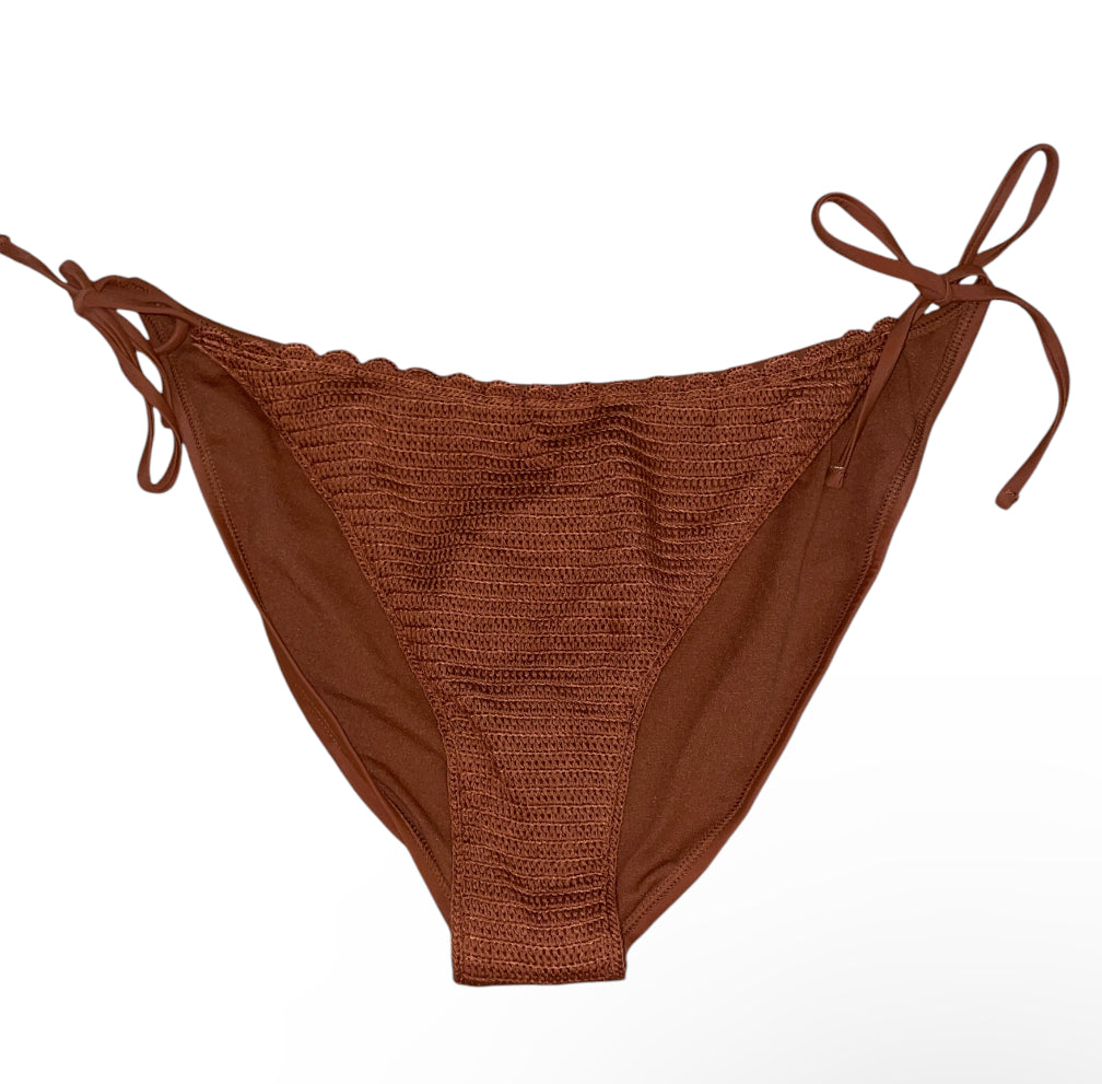 Wild Fable brown crocheted bikini bottoms (Large)