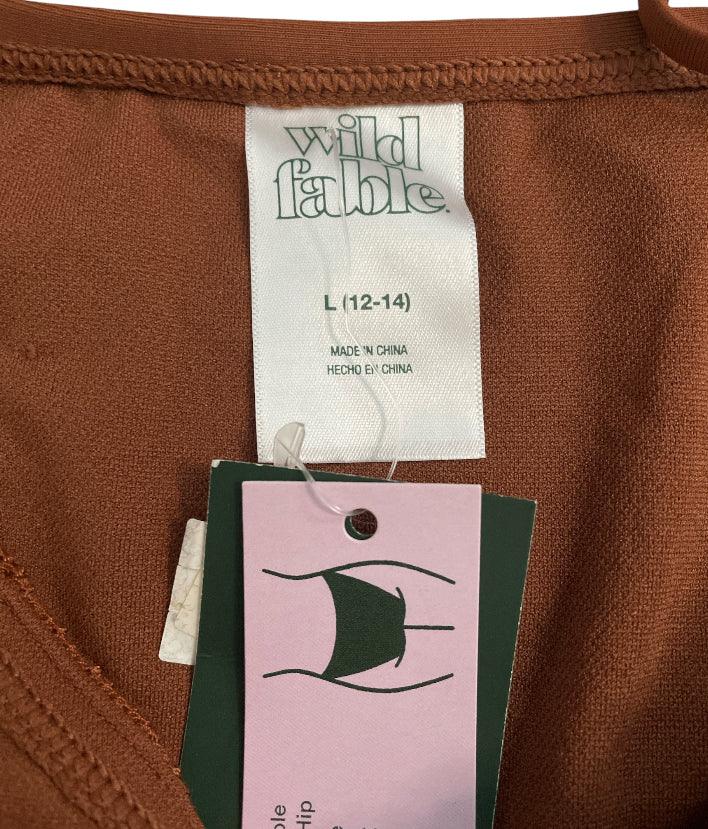 Wild Fable brown crocheted bikini bottoms (Large)