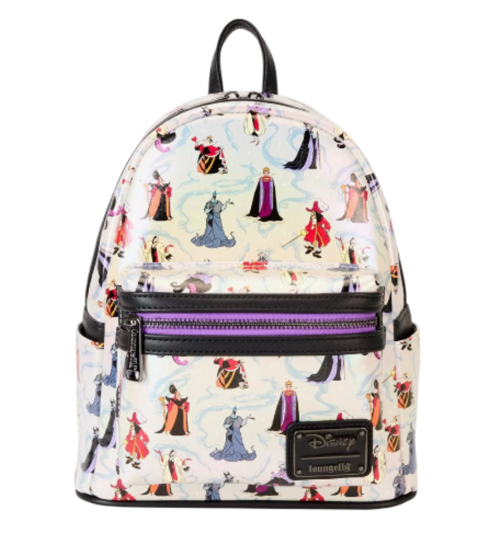 Loungefly Disney Villains Iridescent Mini Backpack
