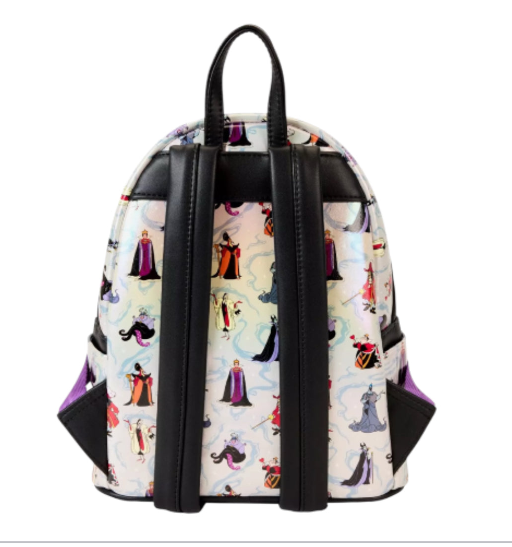 Loungefly Disney Villains Iridescent Mini Backpack