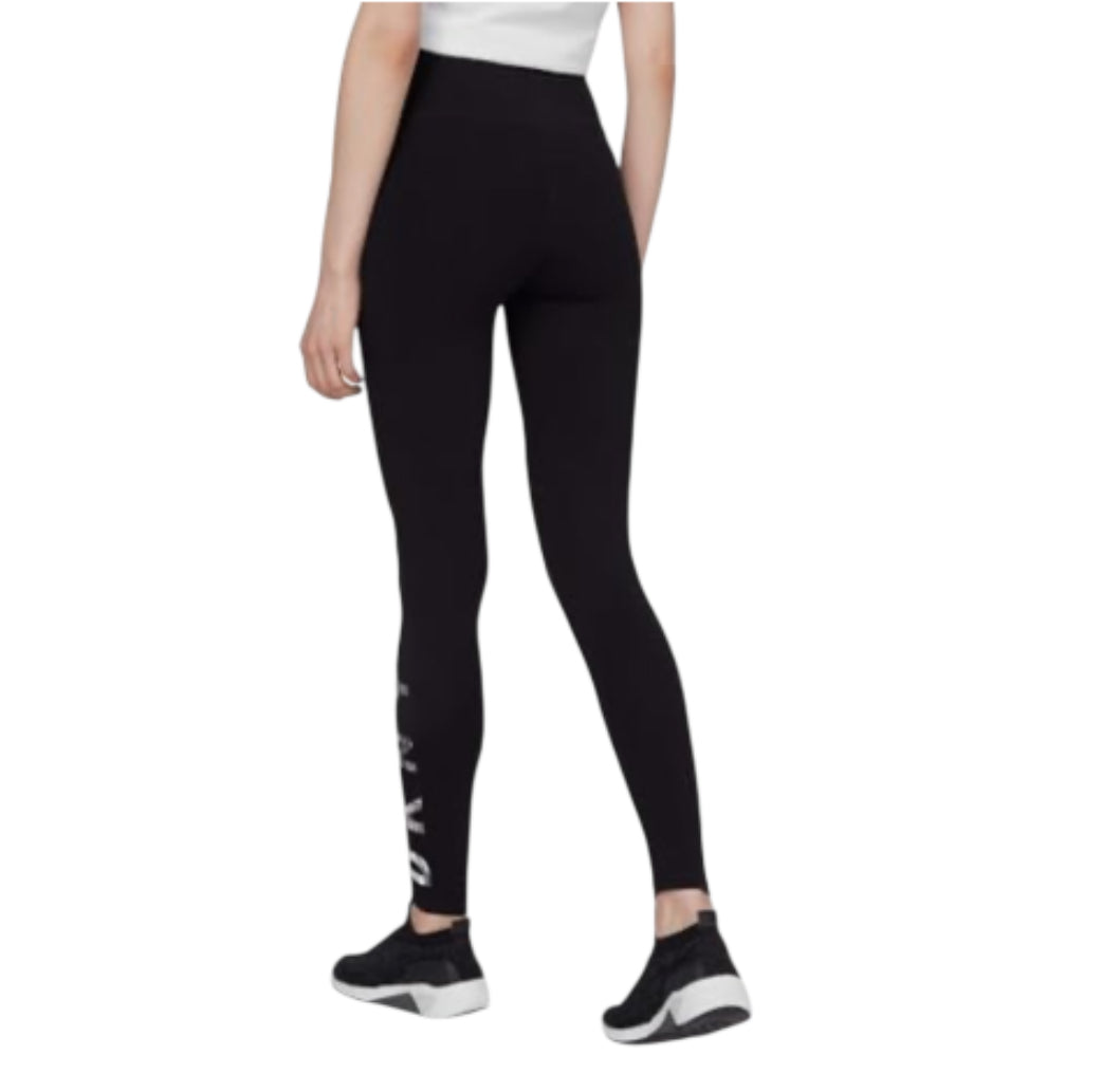 DKNY Sport High-Rise Tummy Control Logo Workout Leggings (X-Large)
