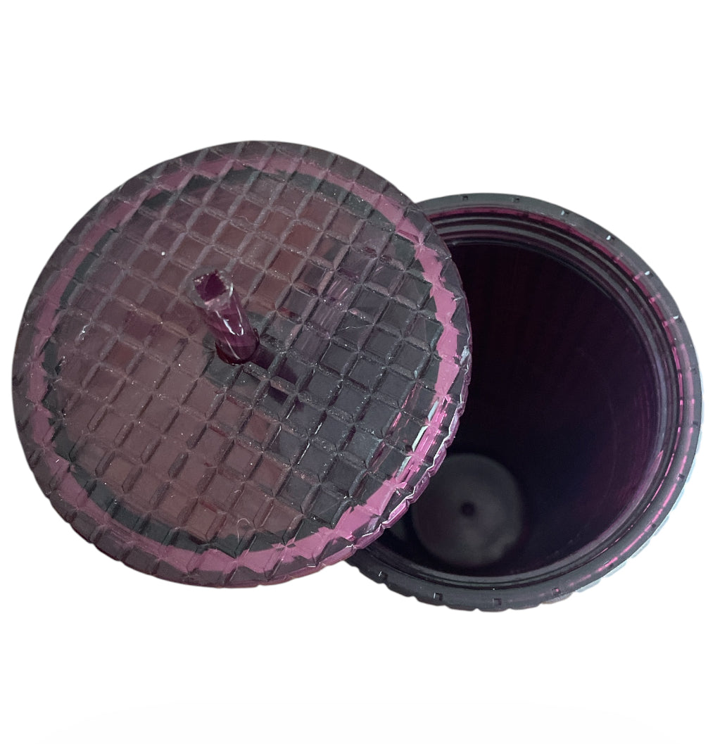 Starbucks 2020 Holiday Studded Grid Cold Cup Tumbler in the color Berry Plum.