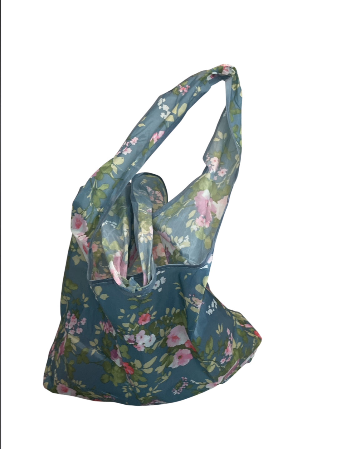 Red Clear Crossover Bag with Bicycle Print Tote Bag