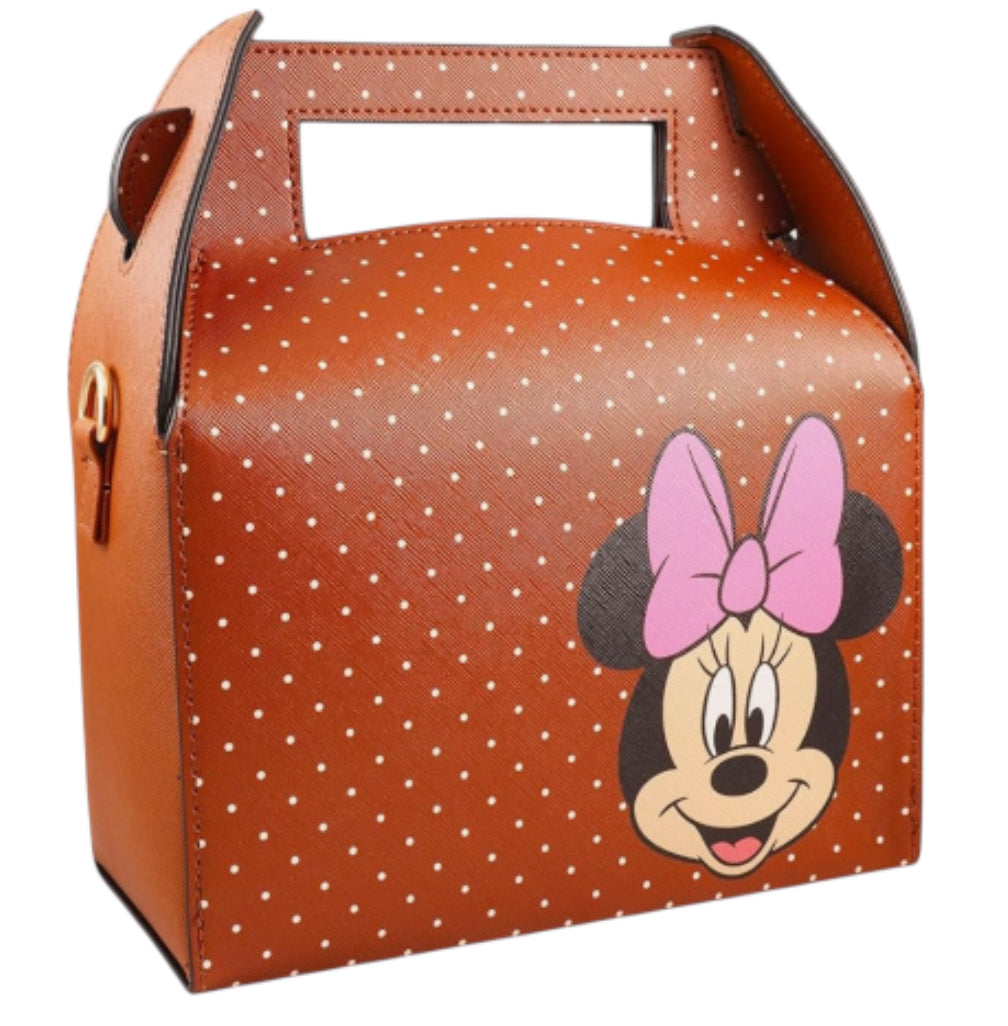 Disney Minnie Mouse Box Shaped Crossbody Bag
