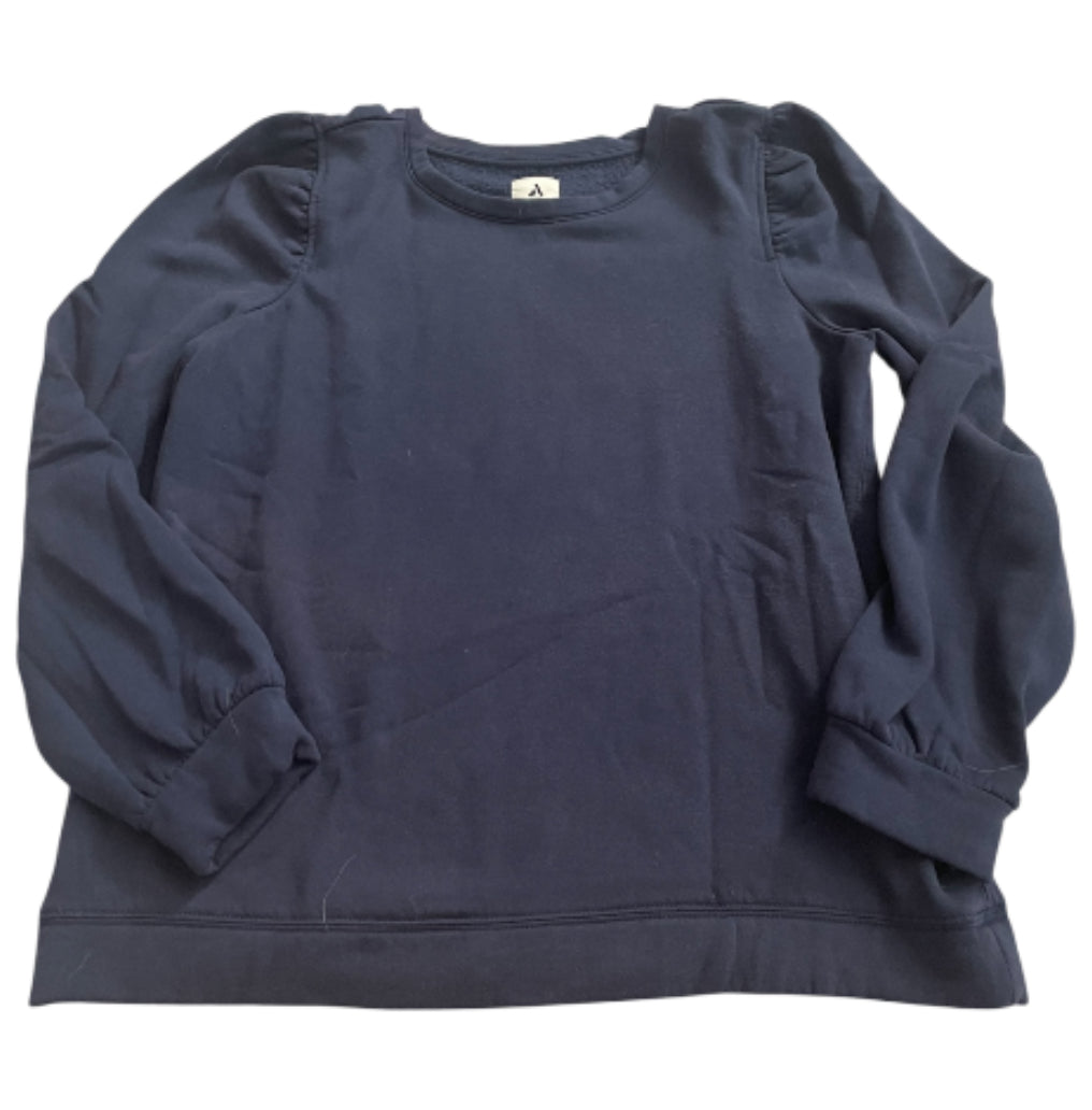 Amazon Navy Blue Bubble Sleeve Sweatshirt (Large)