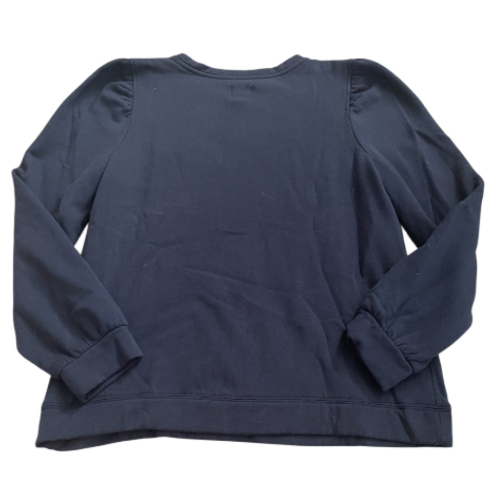 Amazon Navy Blue Bubble Sleeve Sweatshirt (Large)