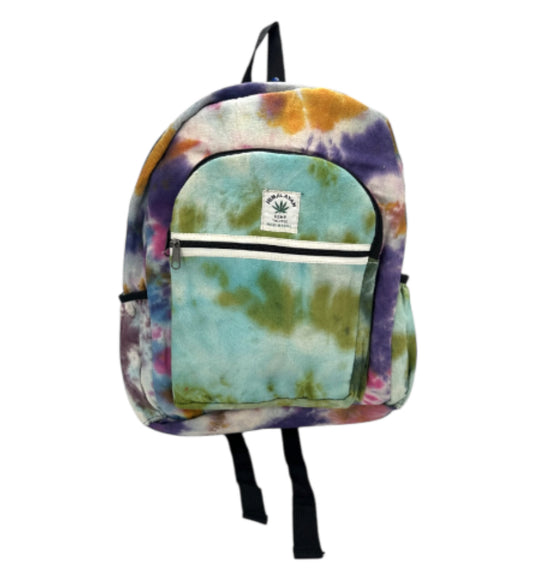 Himalayan Hemp Tie Dye Pure Hemp Backpack