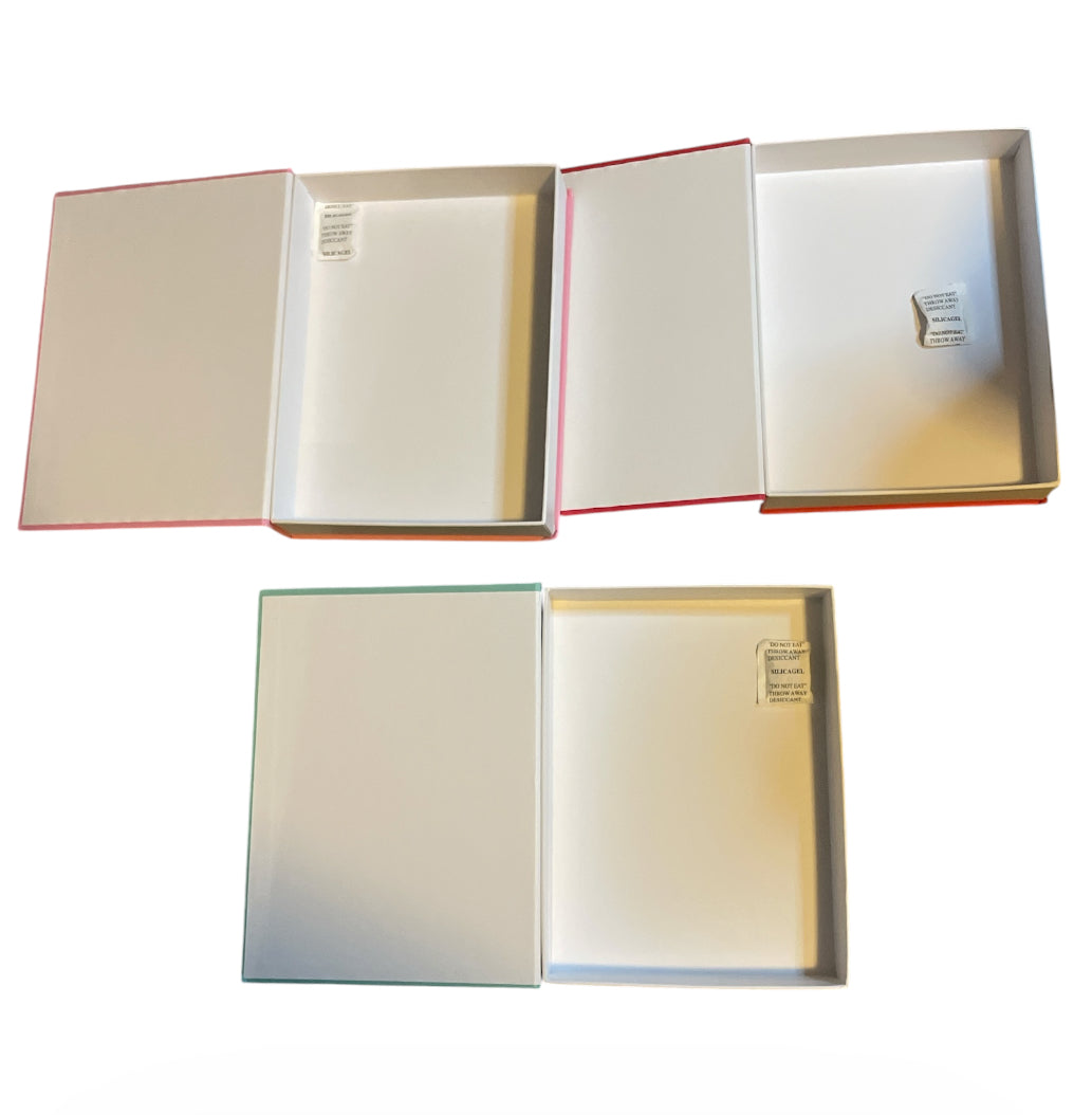 DesignWorks Ink decorative storage boxes - designed to look like a book.