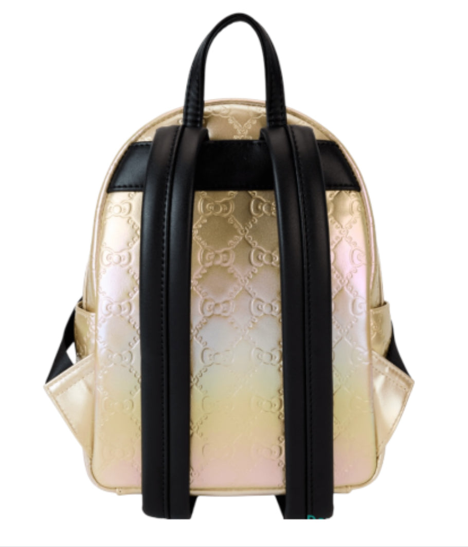 Loungefly Sanrio Hello Kitty 50th Anniversary Metallic Gold Mini Backpack