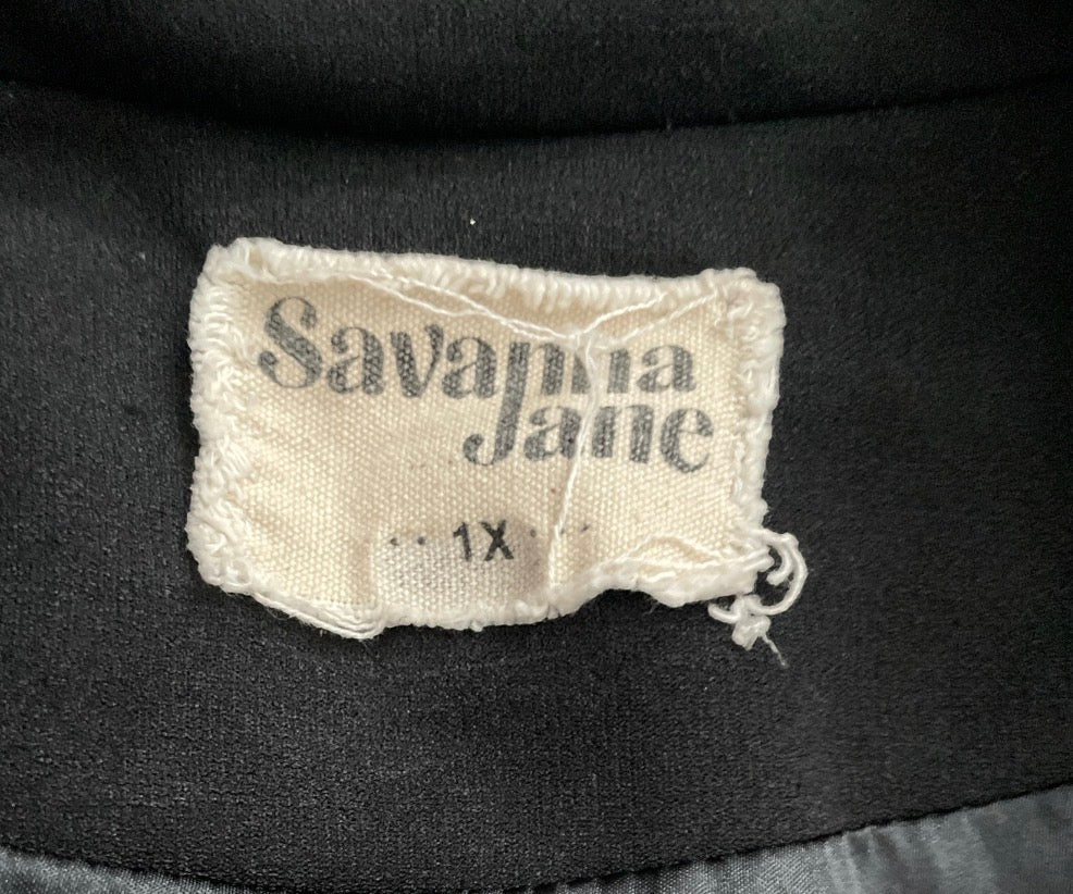 Savanna Jane faux-pearl trim blazer (1x)